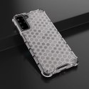 Honeycomb etui pancerny pokrowiec z żelową ramką Samsung Galaxy S21+ 5G (S21 Plus 5G) przezroczysty Honeycomb etui pancerny pokrowiec z żelową ramką Samsung Galaxy S21+ 5G (S21 Plus 5G) przezroczysty