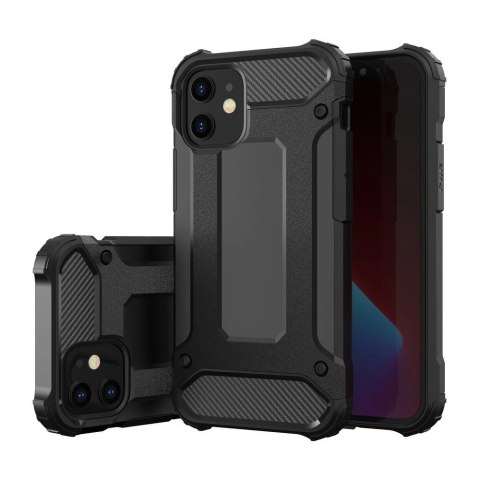 Hybrid Armor pancerne hybrydowe etui pokrowiec iPhone 12 Pro Max czarny Hybrid Armor pancerne hybrydowe etui pokrowiec iPhone 12 Pro Max czarny