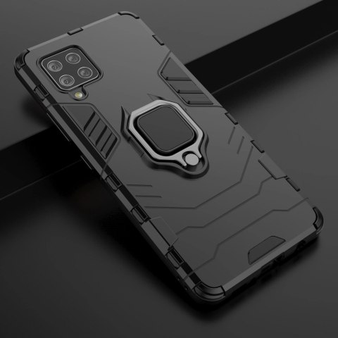 Ring Armor pancerne hybrydowe etui pokrowiec + magnetyczny uchwyt Samsung Galaxy A42 5G czarny Ring Armor pancerne hybrydowe etui pokrowiec + magnetyczny uchwyt Samsung Galaxy A42 5G czarny