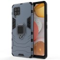 Ring Armor pancerne hybrydowe etui pokrowiec + magnetyczny uchwyt Samsung Galaxy A42 5G niebieski Ring Armor pancerne hybrydowe etui pokrowiec + magnetyczny uchwyt Samsung Galaxy A42 5G niebieski