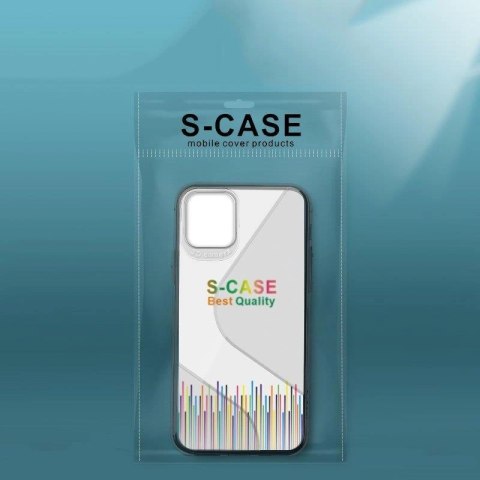 S-Case elastyczne etui pokrowiec Huawei P40 Lite E czarny S-Case elastyczne etui pokrowiec Huawei P40 Lite E czarny