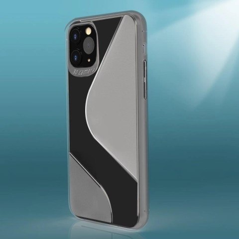 S-Case elastyczne etui pokrowiec Huawei P40 Lite E czarny S-Case elastyczne etui pokrowiec Huawei P40 Lite E czarny