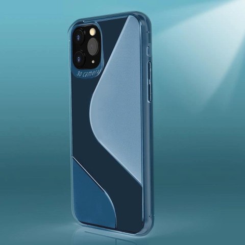 S-Case elastyczne etui pokrowiec Huawei P40 Lite E niebieski S-Case elastyczne etui pokrowiec Huawei P40 Lite E niebieski