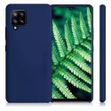 Silicone Case elastyczne silikonowe etui pokrowiec Samsung Galaxy A42 5G niebieski Silicone Case elastyczne silikonowe etui pokrowiec Samsung Galaxy A42 5G niebieski