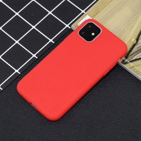 Silicone Case elastyczne silikonowe etui pokrowiec iPhone 11 Pro czerwony Silicone Case elastyczne silikonowe etui pokrowiec iPhone 11 Pro czerwony