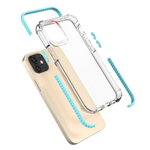 Spring Armor żelowy elastyczny pancerny pokrowiec z kolorową ramką do iPhone 12 mini zielony Spring Armor żelowy elastyczny pancerny pokrowiec z kolorową ramką do iPhone 12 mini zielony