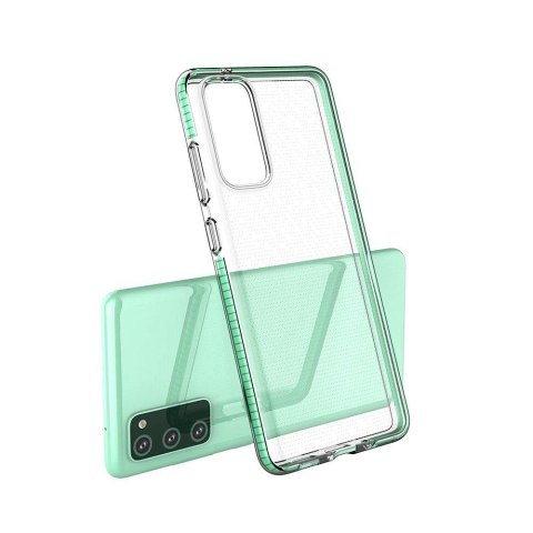 Spring Case pokrowiec żelowe etui z kolorową ramką do Samsung Galaxy A72 4G jasnoniebieski Spring Case pokrowiec żelowe etui z kolorową ramką do Samsung Galaxy A72 4G jasnoniebieski