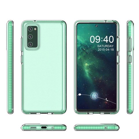 Spring Case pokrowiec żelowe etui z kolorową ramką do Samsung Galaxy A72 4G żółty Spring Case pokrowiec żelowe etui z kolorową ramką do Samsung Galaxy A72 4G żółty