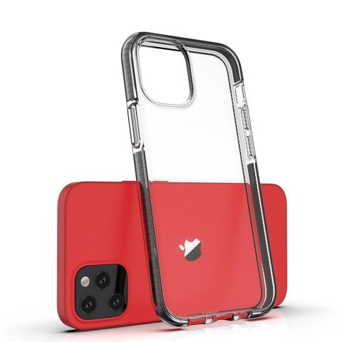 Spring Case pokrowiec żelowe etui z kolorową ramką do iPhone 12 mini ciemnoniebieski Spring Case pokrowiec żelowe etui z kolorową ramką do iPhone 12 mini ciemnoniebieski