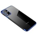 Clear Color case żelowy pokrowiec etui z metaliczną ramką Samsung Galaxy A72 4G niebieski Clear Color case żelowy pokrowiec etui z metaliczną ramką Samsung Galaxy A72 4G niebieski