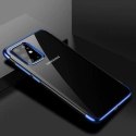 Clear Color case żelowy pokrowiec etui z metaliczną ramką Samsung Galaxy A72 4G niebieski Clear Color case żelowy pokrowiec etui z metaliczną ramką Samsung Galaxy A72 4G niebieski