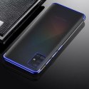 Clear Color case żelowy pokrowiec etui z metaliczną ramką Samsung Galaxy A72 4G niebieski Clear Color case żelowy pokrowiec etui z metaliczną ramką Samsung Galaxy A72 4G niebieski