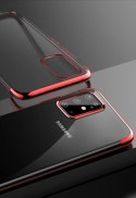 Clear Color case żelowy pokrowiec etui z metaliczną ramką Samsung Galaxy A72 4G niebieski Clear Color case żelowy pokrowiec etui z metaliczną ramką Samsung Galaxy A72 4G niebieski