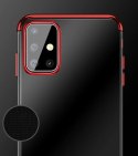 Clear Color case żelowy pokrowiec etui z metaliczną ramką Samsung Galaxy A72 4G niebieski Clear Color case żelowy pokrowiec etui z metaliczną ramką Samsung Galaxy A72 4G niebieski