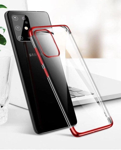 Clear Color case żelowy pokrowiec etui z metaliczną ramką Samsung Galaxy A72 4G niebieski Clear Color case żelowy pokrowiec etui z metaliczną ramką Samsung Galaxy A72 4G niebieski