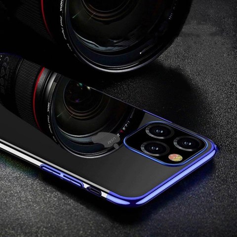 Clear Color case żelowy pokrowiec etui z metaliczną ramką Xiaomi Mi 11 czerwony Clear Color case żelowy pokrowiec etui z metaliczną ramką Xiaomi Mi 11 czerwony