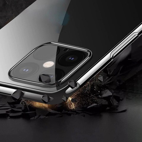 Clear Color case żelowy pokrowiec etui z metaliczną ramką Xiaomi Mi 11 czerwony Clear Color case żelowy pokrowiec etui z metaliczną ramką Xiaomi Mi 11 czerwony