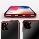 Clear Color case żelowy pokrowiec etui z metaliczną ramką Xiaomi Mi 11 czerwony Clear Color case żelowy pokrowiec etui z metaliczną ramką Xiaomi Mi 11 czerwony
