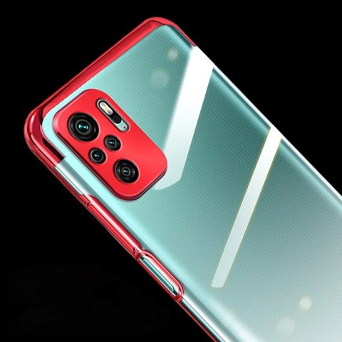 Clear Color case żelowy pokrowiec etui z metaliczną ramką Xiaomi Redmi Note 10 5G / Poco M3 Pro niebieski Clear Color case żelowy pokrowiec etui z metaliczną ramką Xiaomi Redmi Note 10 5G / Poco M3 Pro niebieski