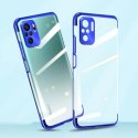 Clear Color case żelowy pokrowiec etui z metaliczną ramką Xiaomi Redmi Note 10 5G / Poco M3 Pro niebieski Clear Color case żelowy pokrowiec etui z metaliczną ramką Xiaomi Redmi Note 10 5G / Poco M3 Pro niebieski