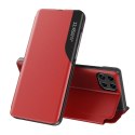 Eco Leather View Case elegancki futerał etui z klapką i funkcją podstawki Samsung Galaxy A22 4G czerwony Eco Leather View Case elegancki futerał etui z klapką i funkcją podstawki Samsung Galaxy A22 4G czerwony