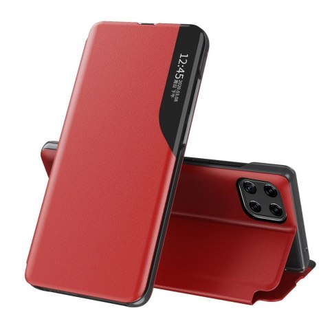 Eco Leather View Case elegancki futerał etui z klapką i funkcją podstawki Samsung Galaxy A22 4G czerwony Eco Leather View Case elegancki futerał etui z klapką i funkcją podstawki Samsung Galaxy A22 4G czerwony