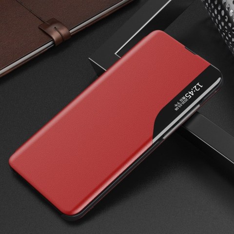 Eco Leather View Case elegancki futerał etui z klapką i funkcją podstawki Samsung Galaxy A22 4G czerwony Eco Leather View Case elegancki futerał etui z klapką i funkcją podstawki Samsung Galaxy A22 4G czerwony