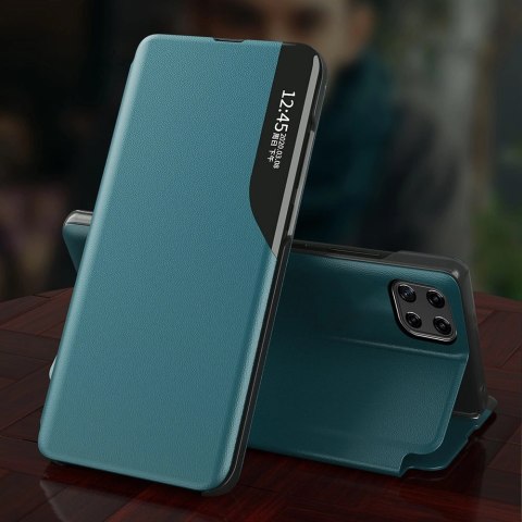 Eco Leather View Case elegancki futerał etui z klapką i funkcją podstawki Samsung Galaxy A22 4G niebieski Eco Leather View Case elegancki futerał etui z klapką i funkcją podstawki Samsung Galaxy A22 4G niebieski