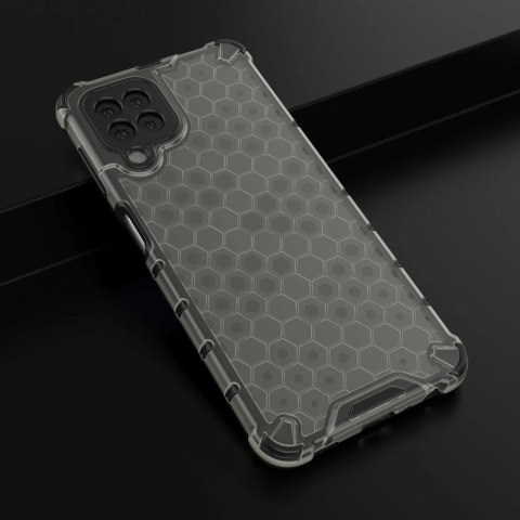 Honeycomb etui pancerny pokrowiec z żelową ramką Samsung Galaxy A22 4G czarny Honeycomb etui pancerny pokrowiec z żelową ramką Samsung Galaxy A22 4G czarny