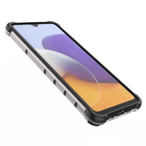 Honeycomb etui pancerny pokrowiec z żelową ramką Samsung Galaxy A22 4G czerwony Honeycomb etui pancerny pokrowiec z żelową ramką Samsung Galaxy A22 4G czerwony