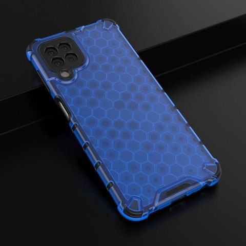 Honeycomb etui pancerny pokrowiec z żelową ramką Samsung Galaxy A22 4G niebieski Honeycomb etui pancerny pokrowiec z żelową ramką Samsung Galaxy A22 4G niebieski