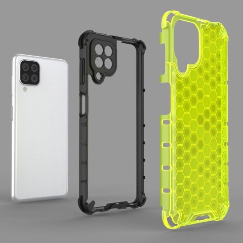 Honeycomb etui pancerny pokrowiec z żelową ramką Samsung Galaxy A22 4G przezroczysty Honeycomb etui pancerny pokrowiec z żelową ramką Samsung Galaxy A22 4G przezroczysty