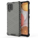 Honeycomb etui pancerny pokrowiec z żelową ramką Samsung Galaxy A42 5G czarny Honeycomb etui pancerny pokrowiec z żelową ramką Samsung Galaxy A42 5G czarny