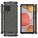 Honeycomb etui pancerny pokrowiec z żelową ramką Samsung Galaxy A42 5G czarny Honeycomb etui pancerny pokrowiec z żelową ramką Samsung Galaxy A42 5G czarny