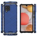 Honeycomb etui pancerny pokrowiec z żelową ramką Samsung Galaxy A42 5G niebieski Honeycomb etui pancerny pokrowiec z żelową ramką Samsung Galaxy A42 5G niebieski
