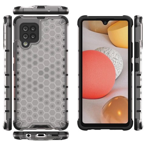 Honeycomb etui pancerny pokrowiec z żelową ramką Samsung Galaxy A42 5G przezroczysty Honeycomb etui pancerny pokrowiec z żelową ramką Samsung Galaxy A42 5G przezroczysty