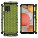 Honeycomb etui pancerny pokrowiec z żelową ramką Samsung Galaxy A42 5G zielony Honeycomb etui pancerny pokrowiec z żelową ramką Samsung Galaxy A42 5G zielony