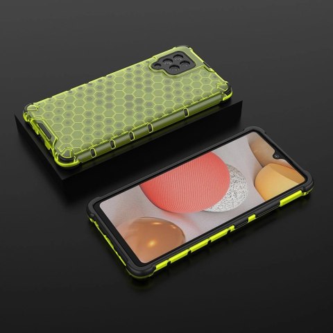 Honeycomb etui pancerny pokrowiec z żelową ramką Samsung Galaxy A42 5G zielony Honeycomb etui pancerny pokrowiec z żelową ramką Samsung Galaxy A42 5G zielony