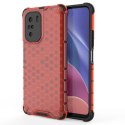 Honeycomb etui pancerny pokrowiec z żelową ramką Xiaomi Redmi K40 Pro+ / K40 Pro / K40 / Poco F3 czerwony Honeycomb etui pancerny pokrowiec z żelową ramką Xiaomi Redmi K40 Pro+ / K40 Pro / K40 / Poco F3 czerwony
