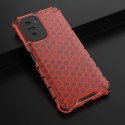 Honeycomb etui pancerny pokrowiec z żelową ramką Xiaomi Redmi K40 Pro+ / K40 Pro / K40 / Poco F3 czerwony Honeycomb etui pancerny pokrowiec z żelową ramką Xiaomi Redmi K40 Pro+ / K40 Pro / K40 / Poco F3 czerwony