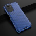 Honeycomb etui pancerny pokrowiec z żelową ramką Xiaomi Redmi K40 Pro+ / K40 Pro / K40 / Poco F3 niebieski Honeycomb etui pancerny pokrowiec z żelową ramką Xiaomi Redmi K40 Pro+ / K40 Pro / K40 / Poco F3 niebieski