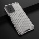 Honeycomb etui pancerny pokrowiec z żelową ramką Xiaomi Redmi K40 Pro+ / K40 Pro / K40 / Poco F3 przezroczysty Honeycomb etui pancerny pokrowiec z żelową ramką Xiaomi Redmi K40 Pro+ / K40 Pro / K40 / Poco F3 przezroczysty