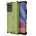 Honeycomb etui pancerny pokrowiec z żelową ramką Xiaomi Redmi K40 Pro+ / K40 Pro / K40 / Poco F3 zielony Honeycomb etui pancerny pokrowiec z żelową ramką Xiaomi Redmi K40 Pro+ / K40 Pro / K40 / Poco F3 zielony