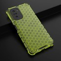 Honeycomb etui pancerny pokrowiec z żelową ramką Xiaomi Redmi K40 Pro+ / K40 Pro / K40 / Poco F3 zielony Honeycomb etui pancerny pokrowiec z żelową ramką Xiaomi Redmi K40 Pro+ / K40 Pro / K40 / Poco F3 zielony