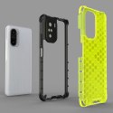 Honeycomb etui pancerny pokrowiec z żelową ramką Xiaomi Redmi K40 Pro+ / K40 Pro / K40 / Poco F3 zielony Honeycomb etui pancerny pokrowiec z żelową ramką Xiaomi Redmi K40 Pro+ / K40 Pro / K40 / Poco F3 zielony