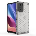 Honeycomb etui pancerny pokrowiec z żelową ramką Xiaomi Redmi K40 Pro+ / K40 Pro / K40 / Poco F3 zielony Honeycomb etui pancerny pokrowiec z żelową ramką Xiaomi Redmi K40 Pro+ / K40 Pro / K40 / Poco F3 zielony