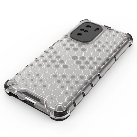 Honeycomb etui pancerny pokrowiec z żelową ramką Xiaomi Redmi K40 Pro+ / K40 Pro / K40 / Poco F3 zielony Honeycomb etui pancerny pokrowiec z żelową ramką Xiaomi Redmi K40 Pro+ / K40 Pro / K40 / Poco F3 zielony