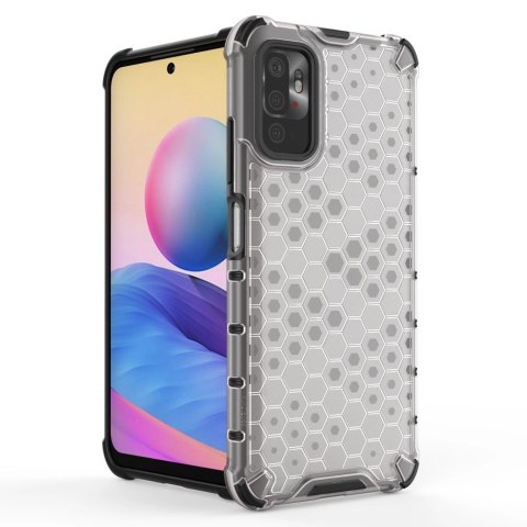 Honeycomb etui pancerny pokrowiec z żelową ramką Xiaomi Redmi Note 10 5G / Poco M3 Pro czarny Honeycomb etui pancerny pokrowiec z żelową ramką Xiaomi Redmi Note 10 5G / Poco M3 Pro czarny