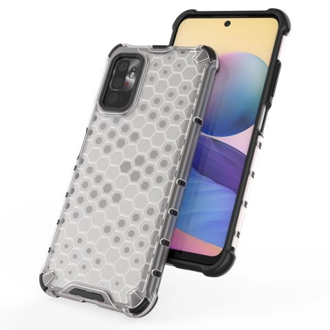 Honeycomb etui pancerny pokrowiec z żelową ramką Xiaomi Redmi Note 10 5G / Poco M3 Pro czarny Honeycomb etui pancerny pokrowiec z żelową ramką Xiaomi Redmi Note 10 5G / Poco M3 Pro czarny