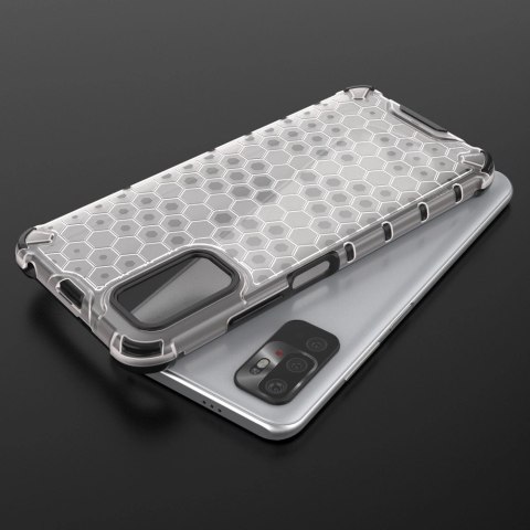 Honeycomb etui pancerny pokrowiec z żelową ramką Xiaomi Redmi Note 10 5G / Poco M3 Pro czarny Honeycomb etui pancerny pokrowiec z żelową ramką Xiaomi Redmi Note 10 5G / Poco M3 Pro czarny